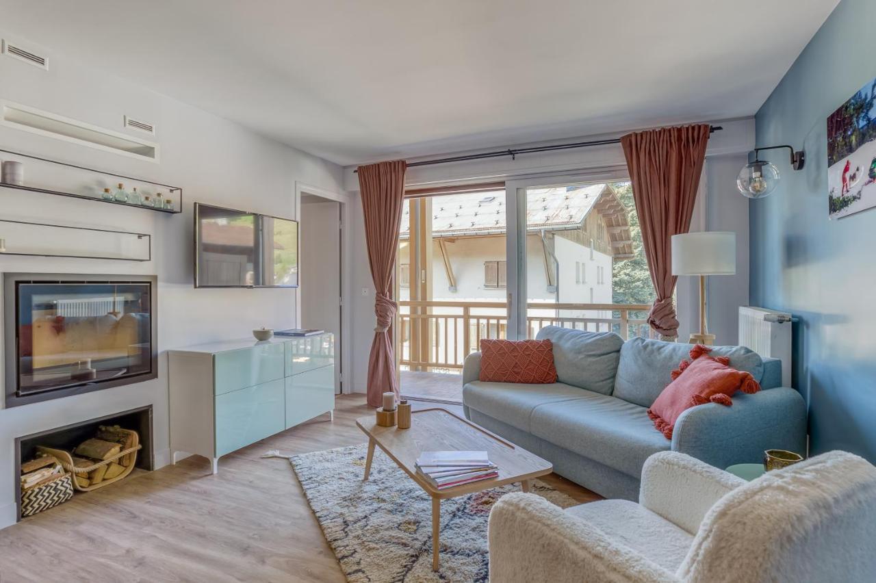 Rare ! Appartement Renove Dans Le Village Pieton De Megeve Exterior photo